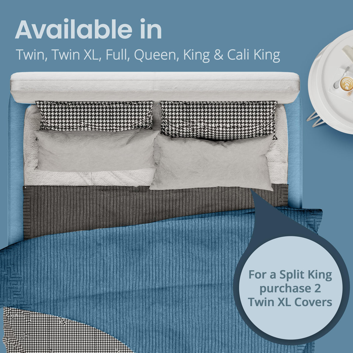 SafeRest phthalate-, vinyl-, and PVC-free for a safer bedroom.