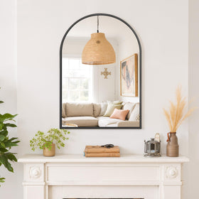 SageNest entryway mirror serves as a stylish focal point and space opener.