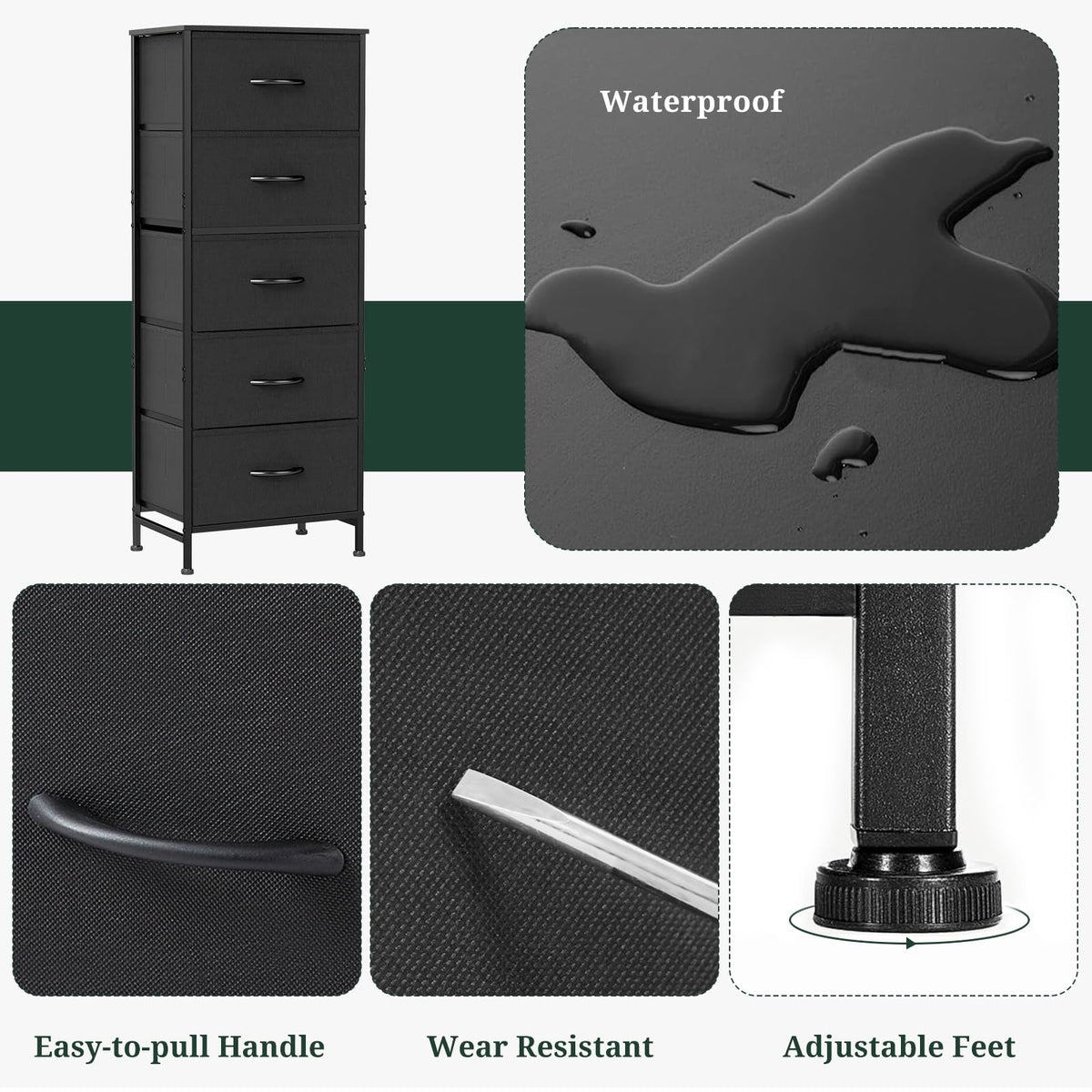 SageNest nightstand easy assembly saves time with quick setup.