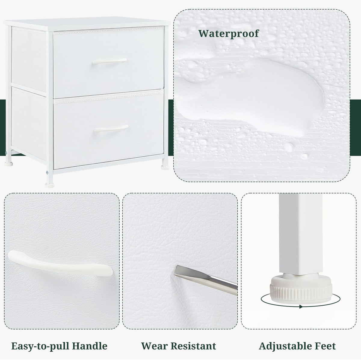 SageNest nightstand includes quick assembly tools and instructions.