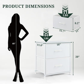 SageNest nightstand with steel frame ensures sturdy daily use.