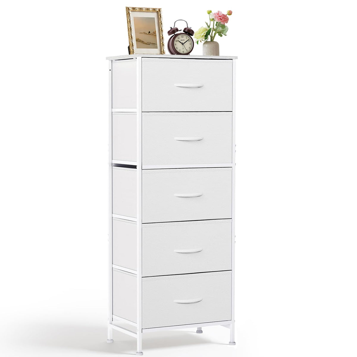 SageNest nightstand wood top surface ideal for lamp or decor