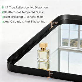 SageNest 5mm tempered glass delivers durable, shatter-resistant reflection