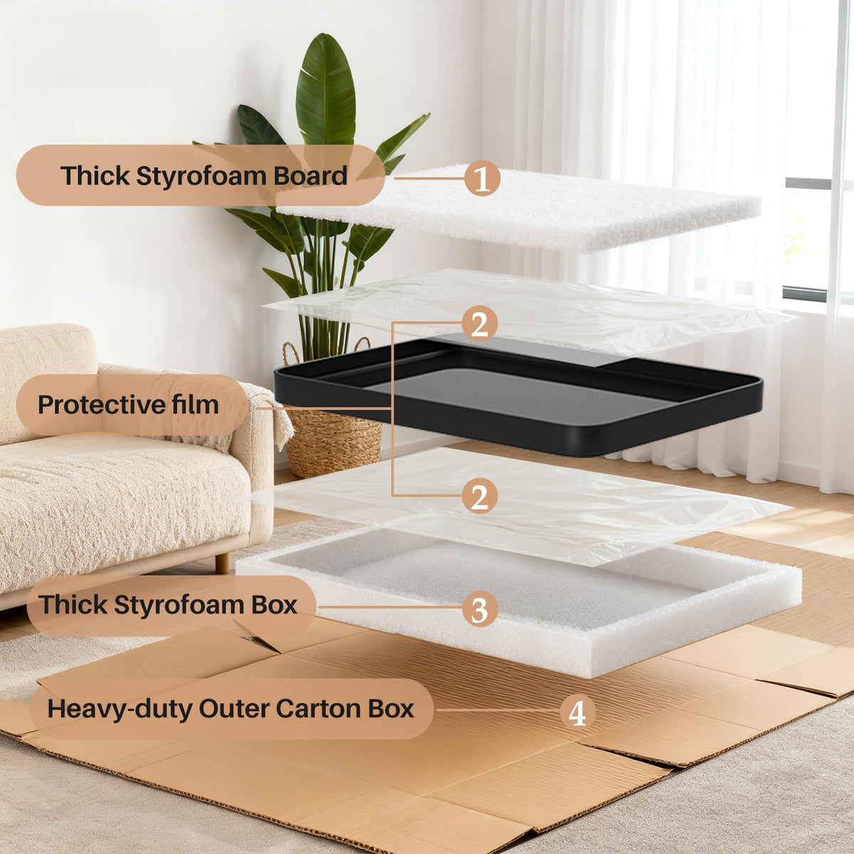 SageNest wall-mount hardware enables easy vertical or horizontal hanging
