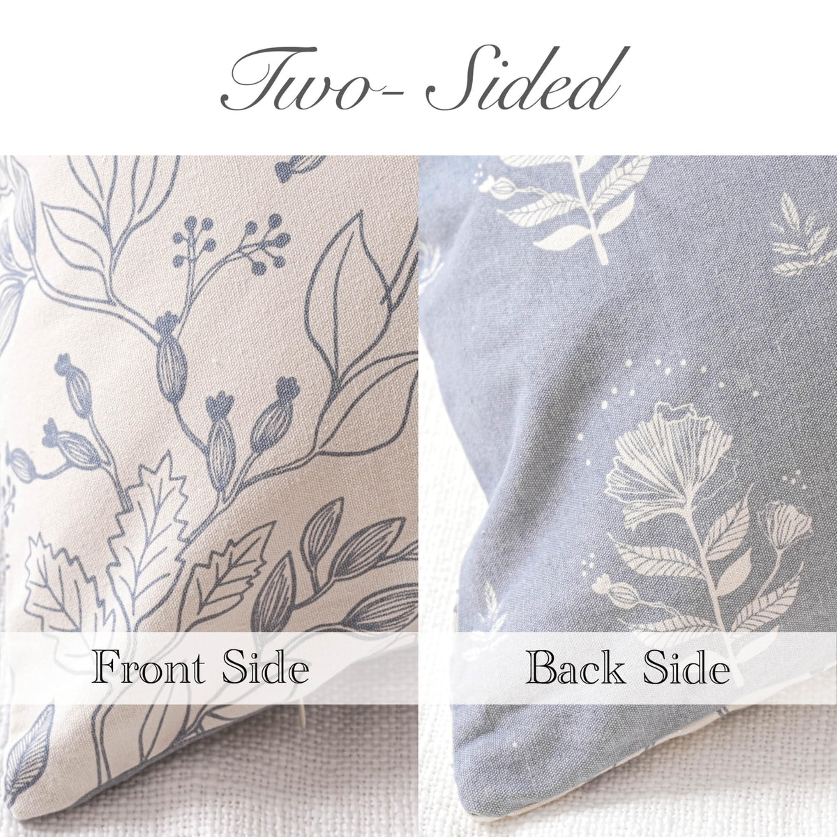 SageSelvas machine-washable cotton pillow cover for everyday use