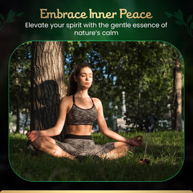 Sagrada Madre spiritual incense supports focus during yoga or meditation.