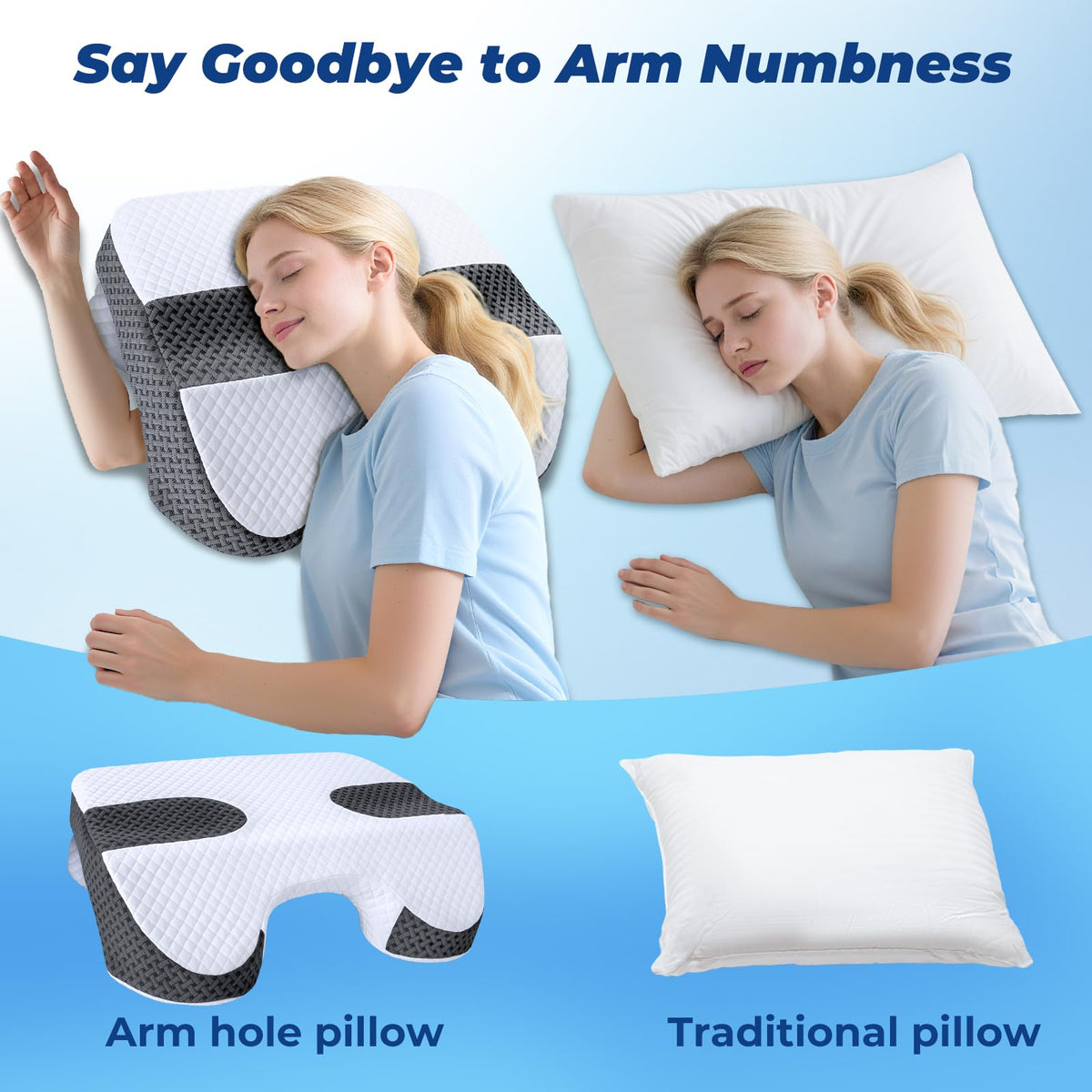 SAHEYER weight guidance helps ensure optimal pillow performance for most adults.