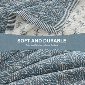 SahSahCasa quilt all-season three-layer design provides year-round comfort.
