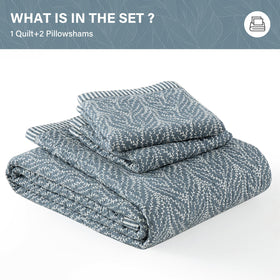 SahSahCasa quilt wash care is machine washable and maintains shape after washing.