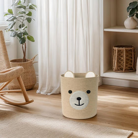 Saiiwnn Bear Basket presented as a thoughtful baby shower gift
