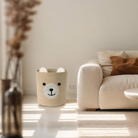 Saiiwnn Bear Basket features kid-friendly design for independent storage