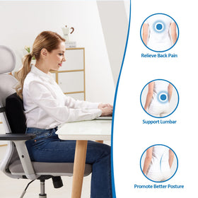SAIREIDER back pain relief pillow for gaming chair promoting better spine alignment during sessions