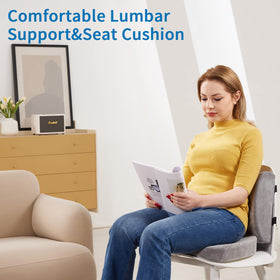 SAIREIDER non-slip bottom keeps cushion in place during movement.