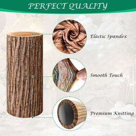 SaitiMade cylinder cover fits various pedestal sizes for adaptable decor