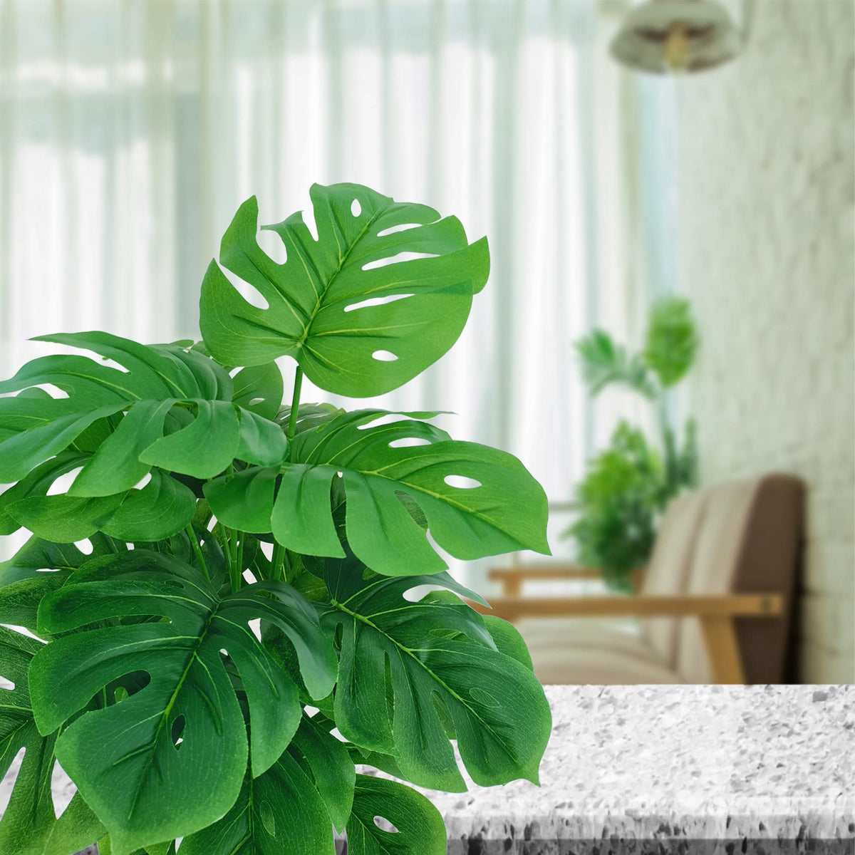 SAJANDAS leaves and stems feature adjustable wire for custom shapes