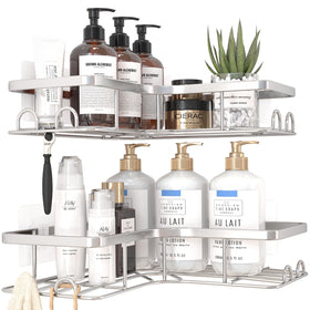 Sakugi rustproof stainless steel shelves resist moisture and rust.