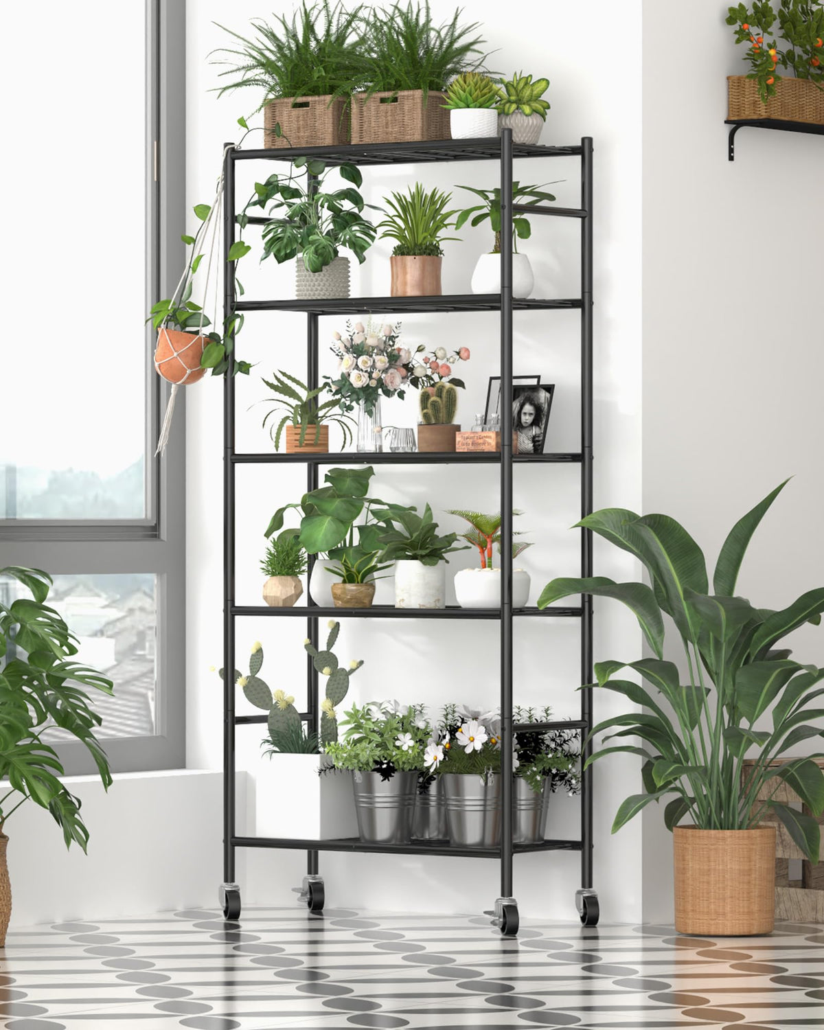 Sakugi Storage Shelves kitchen use: organize pantry items and appliances