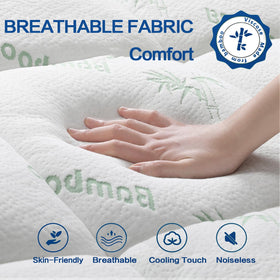 SakuraHome 1000gsm fill delivers soft, thick plushness for comfort.