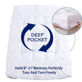 SakuraHome topper is machine washable for easy care and maintenance.