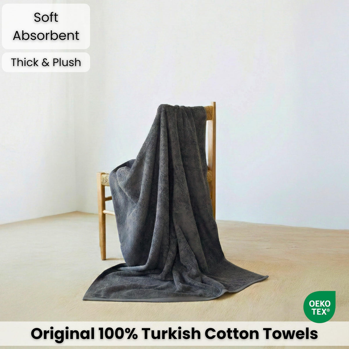 SALBAKOS plush heavyweight weave for quick-dry performance.