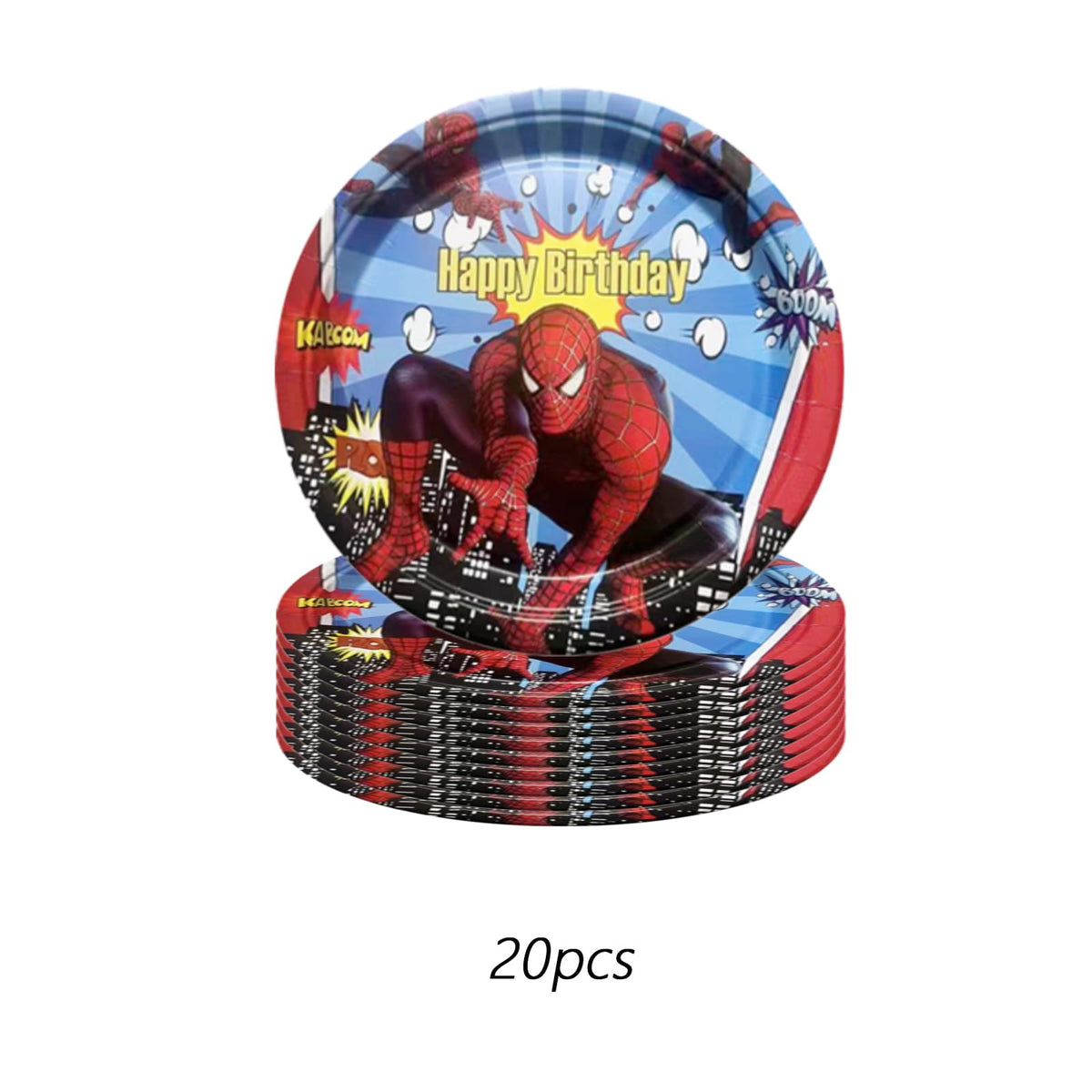 saleix Spidey birthday banner, bright backdrop for festive photos.