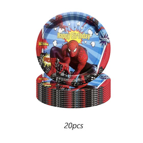 saleix Spidey birthday banner, bright backdrop for festive photos.