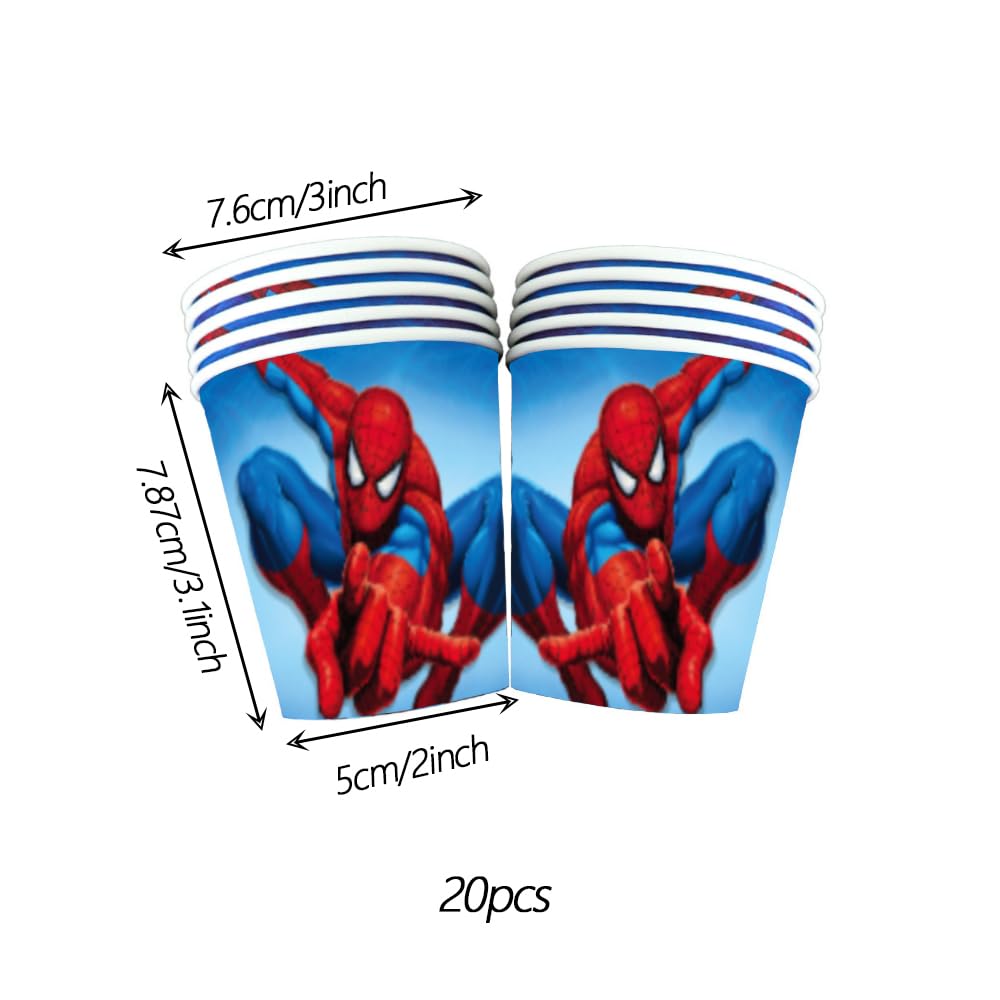 saleix Spidey hanging swirls, colorful decor to spark party vibes.