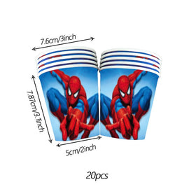 saleix Spidey hanging swirls, colorful decor to spark party vibes.