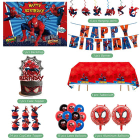 Saleix Spidey tablecloth adds color while protecting surfaces.