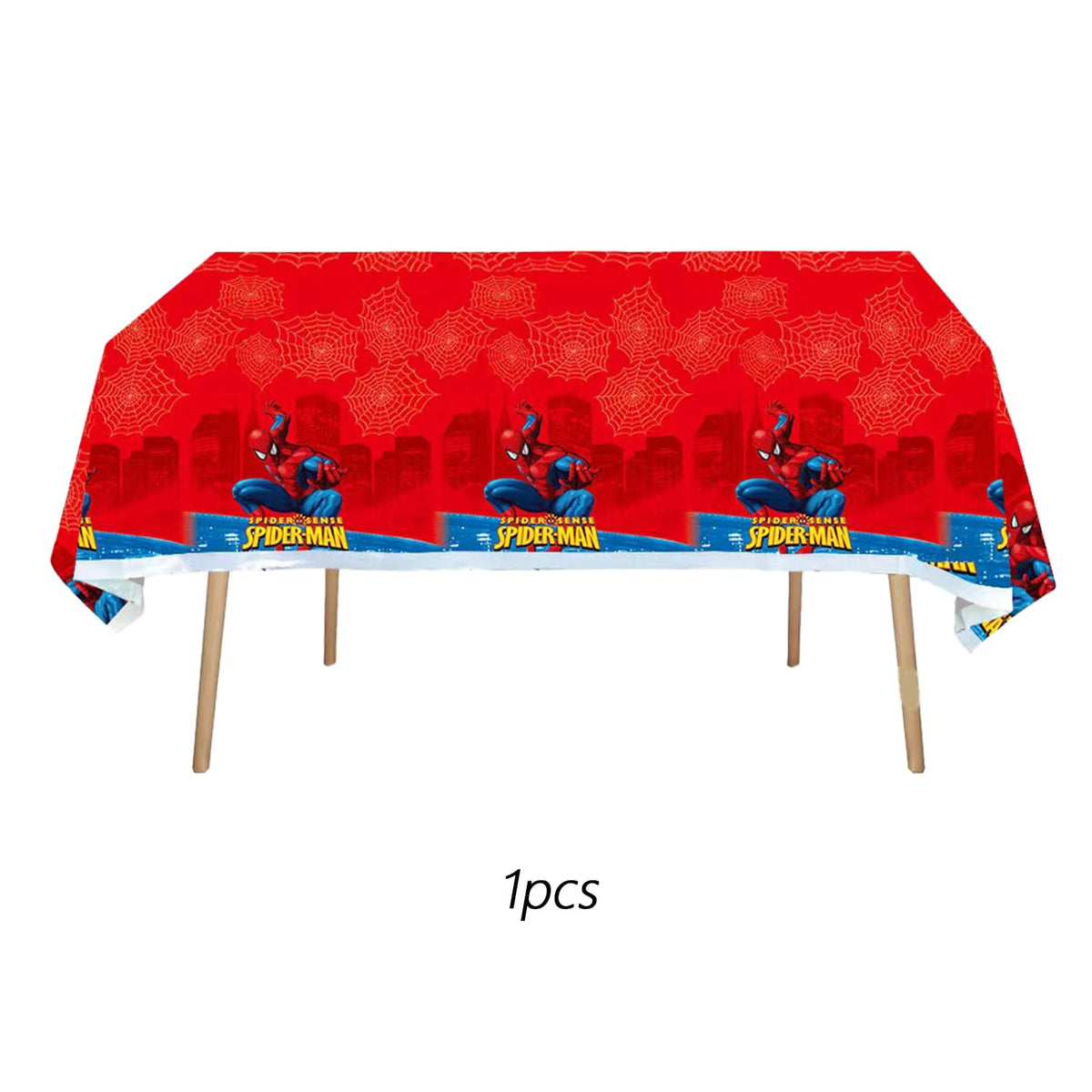 saleix Spidey tablecover, smooth surface for easy cleanup.