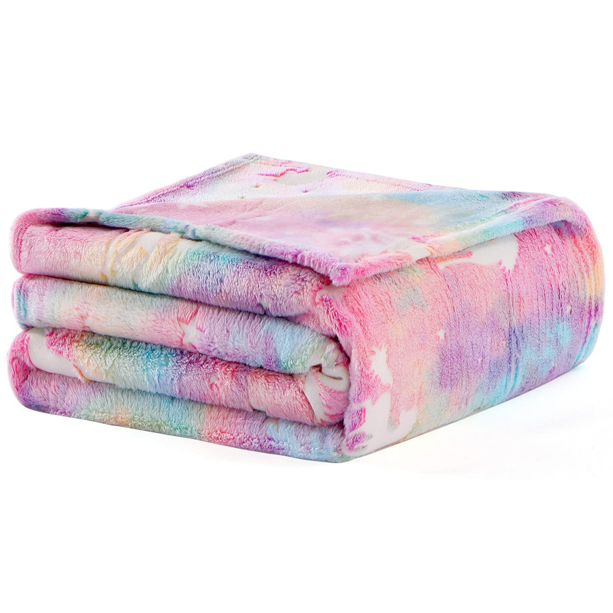 SALIMAH gentle-care unicorn blanket stays soft after washing.