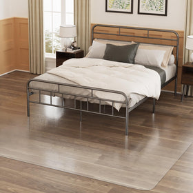 SALLOUS mat is scratch-resistant and durable for high-traffic areas