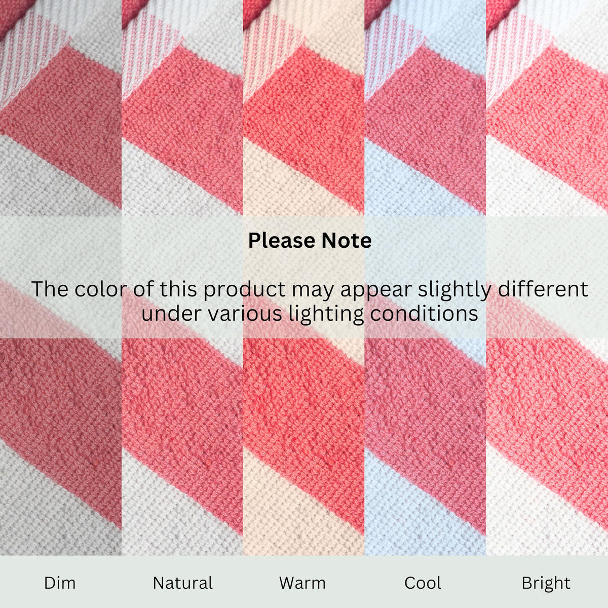 Salt Earth Cotton Striped Beach Cabana Towel soft absorbent fabric for pool drying