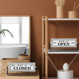 SamiteLeaf Swivel Bar Open Sign makes a thoughtful gift for hosts
