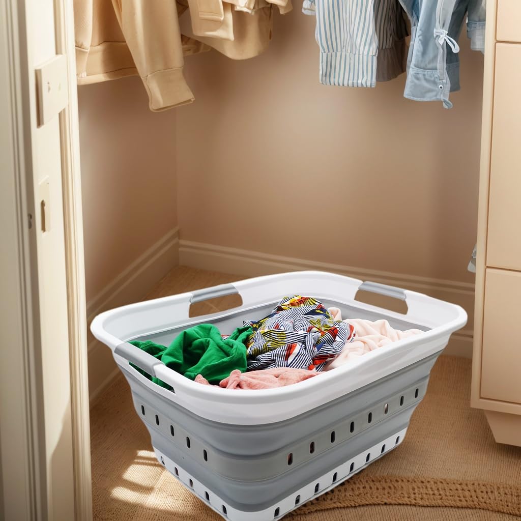 SAMMART 42L pop-up design allows instant setup for quick organization.