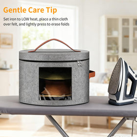 Samplife hat box stackable design saves closet space