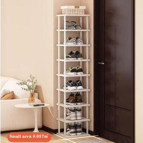 SAN HE boot and sneaker capacity maximizes footwear organization.