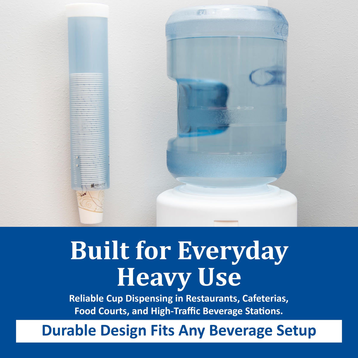 Self-adjusting prongs accommodate various 4–10 oz cup sizes for flexibility.