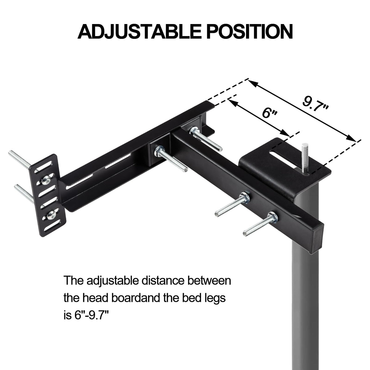 Sancunhui adjustable spacing shows 6 to 9.7 inches flexibility.
