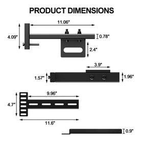 Sancunhui metal brackets close-up highlights sturdy steel.