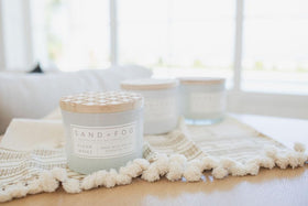 Sand + Fog Clean Waves burn time 36 hours for lasting fragrance