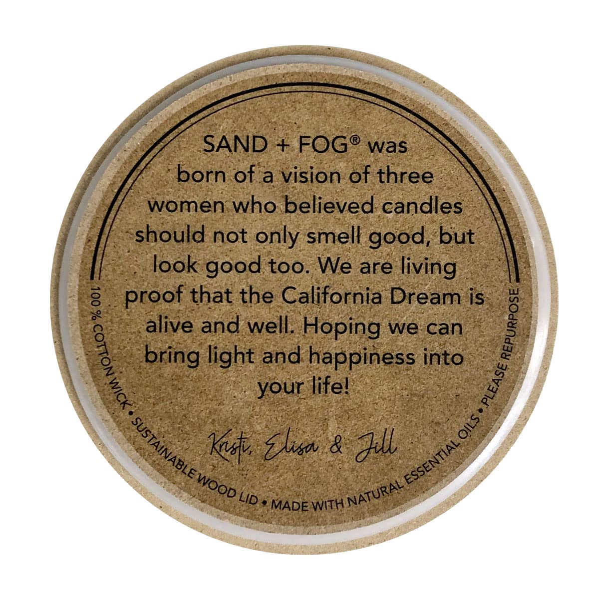 Fragrance notes blend butter, cream, coconut, vanilla, and tonka.