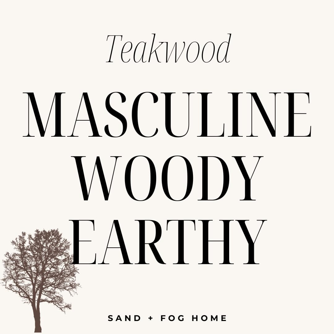 Sand + Fog Teakwood candle gift-ready packaging ideal for gifting.