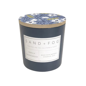 Sand and Fog Vanilla Sandalwood 21 oz jar candle with three wicks for even burn