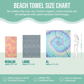 Sand Cloud versatile towel can be used as yoga mat or picnic blanket.