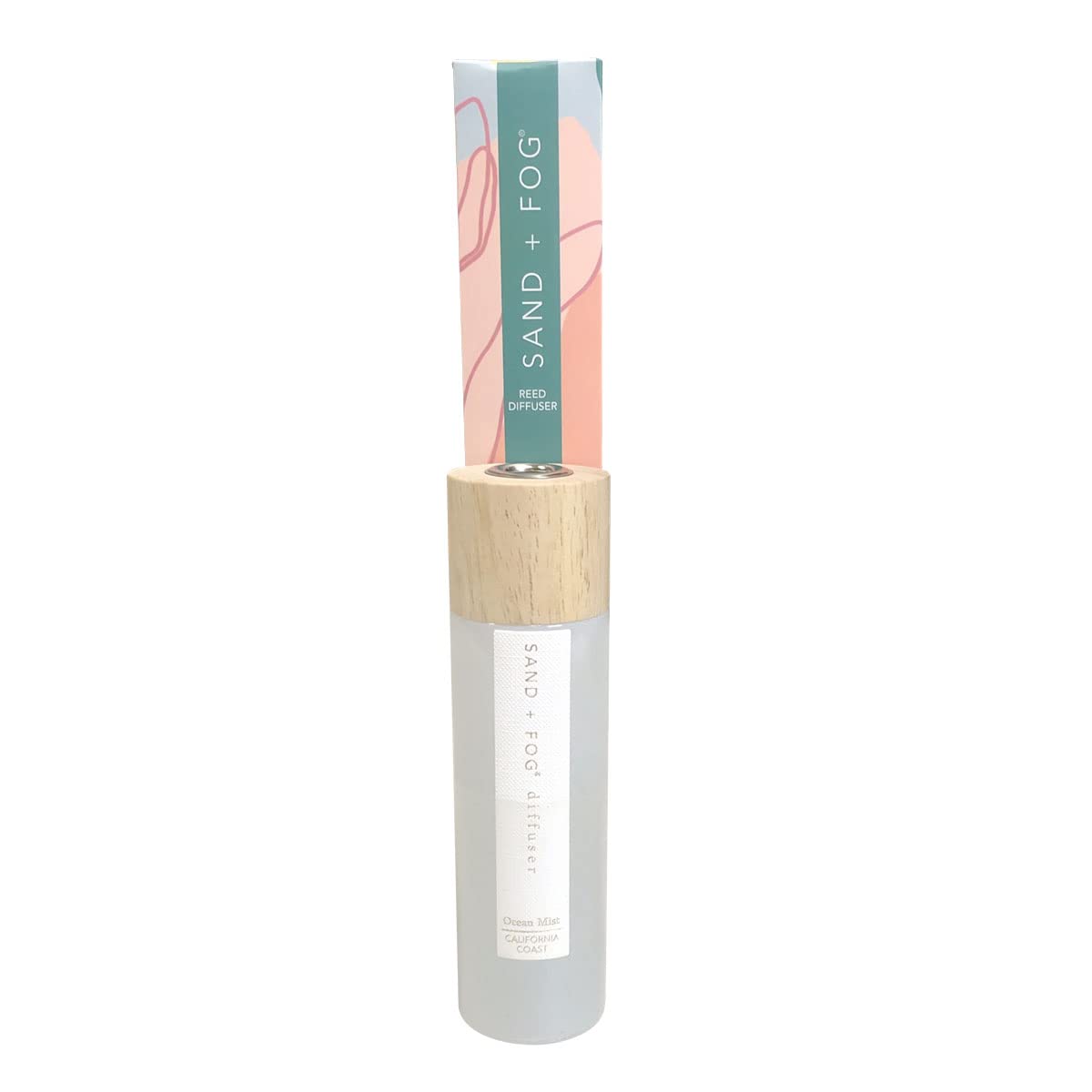 Sand + Fog Ocean Mist diffuser reeds spreading balanced fragrance across the room