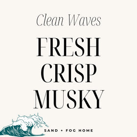 Sand + Paws candle helps refresh spaces by balancing pet odors in rooms.