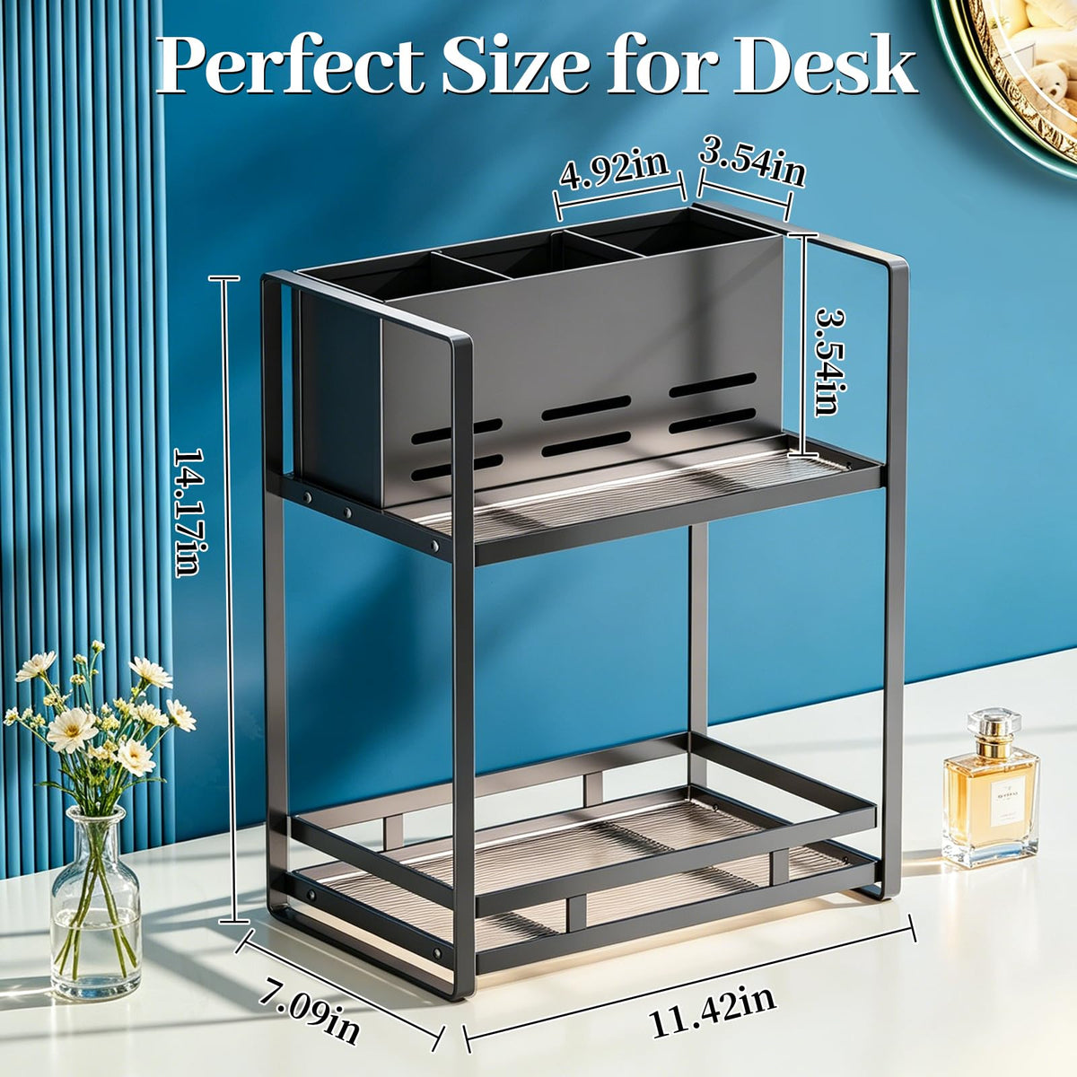 SanDream dimensions guide photo shows fit on compact countertops