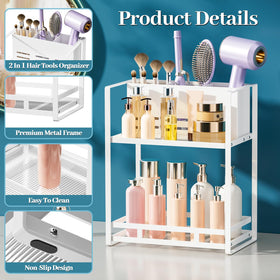SanDream dresser organizer perfume tray adds elegant storage for fragrances.
