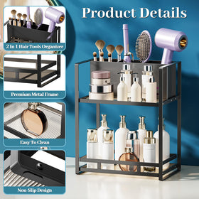SanDream sturdy metal construction resists moisture for bathroom use